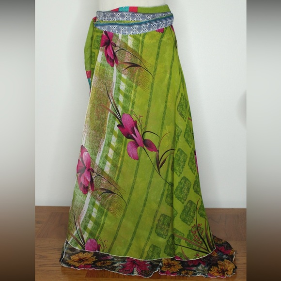 Wrap Skirt Multicolor Made in India - Picture 1 of 11